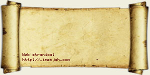 Una Vranjković vizit kartica